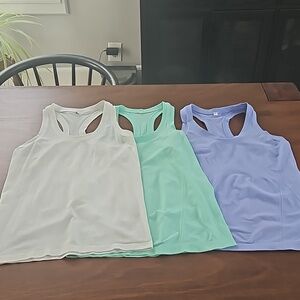 Athleta razorback athletic tanks